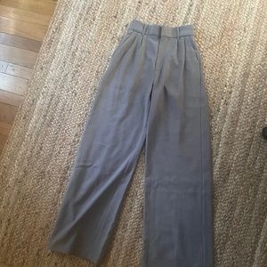 A&F grey wide leg trousers- new!